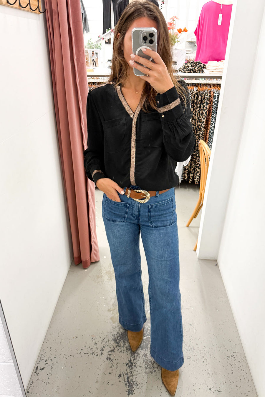 Black Gold Sequin