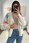 Cream Multi Flower