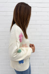 Cream Multi Flower