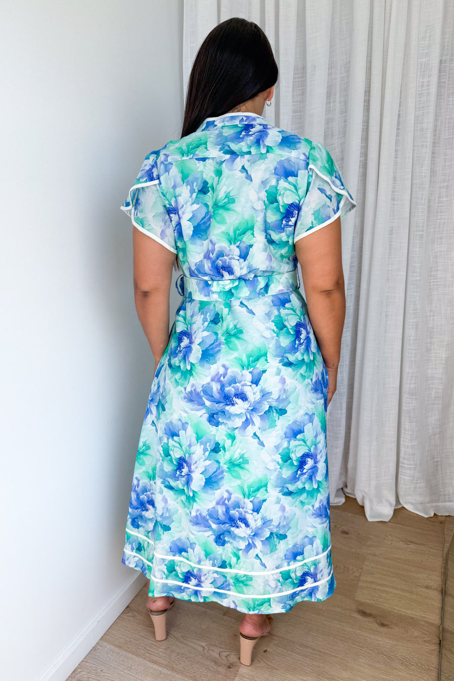 Blue Turquoise Floral