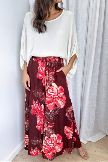 Burgundy Red Flower: kate