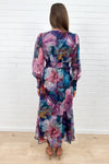 Pink Teal Floral