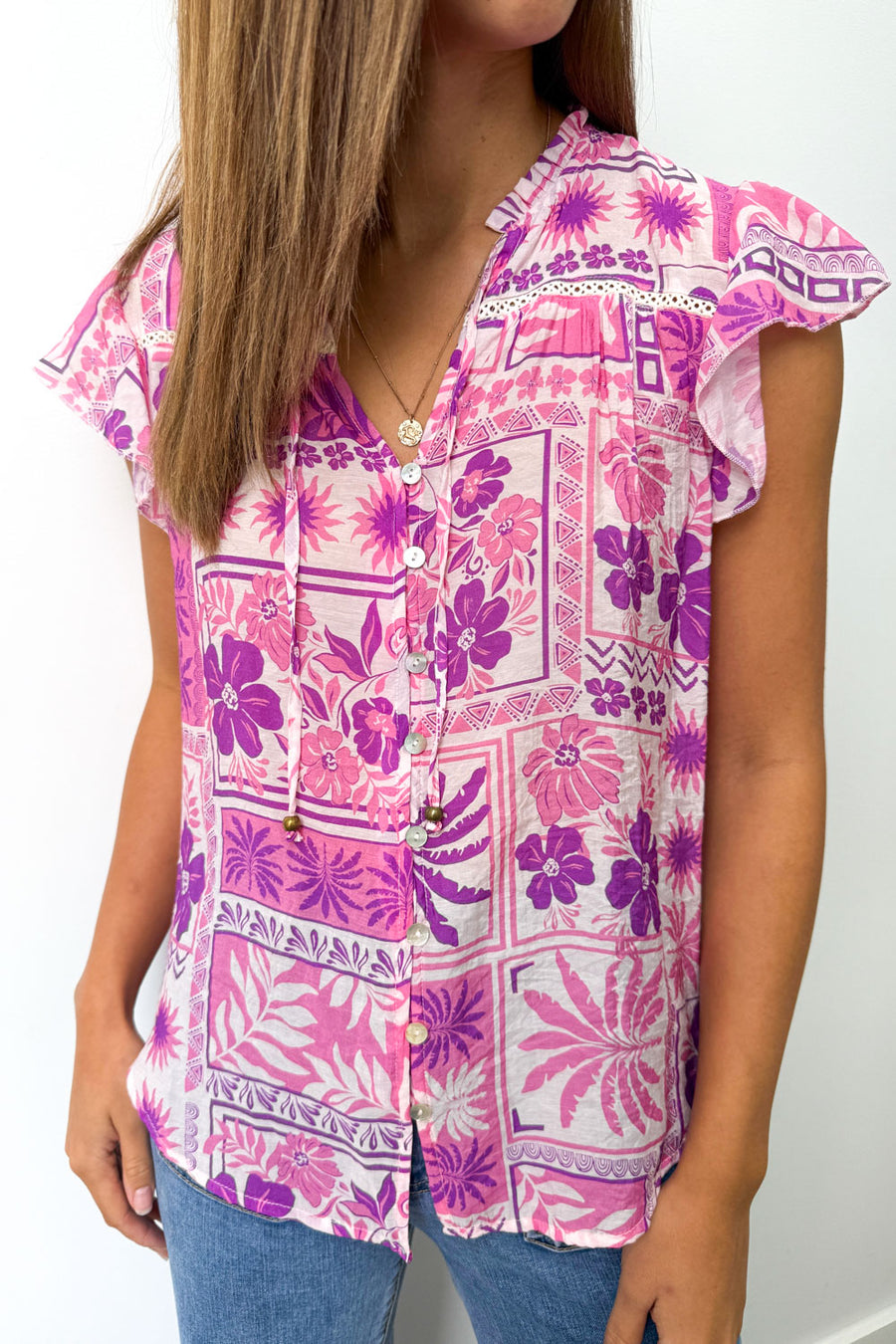 Pink Purple Palms