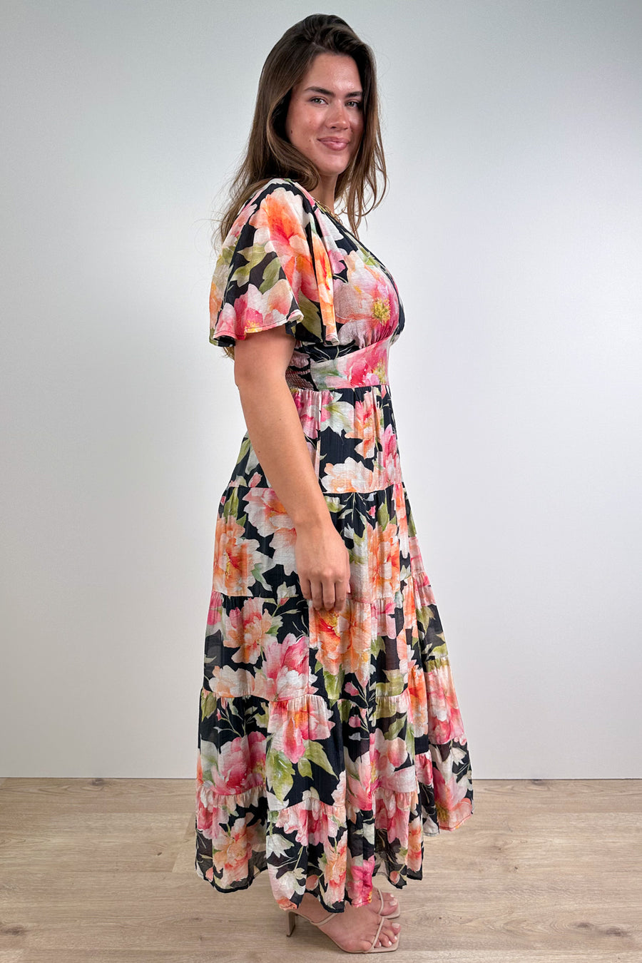 Black Pink Floral