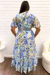 Blue Multi Floral