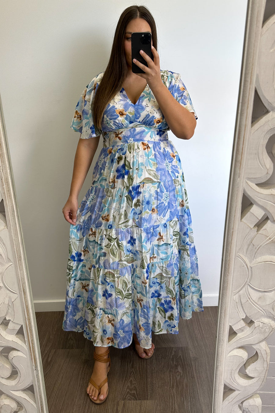 Blue Multi Floral