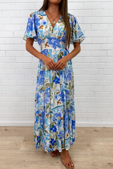 Blue Multi Floral: taylor