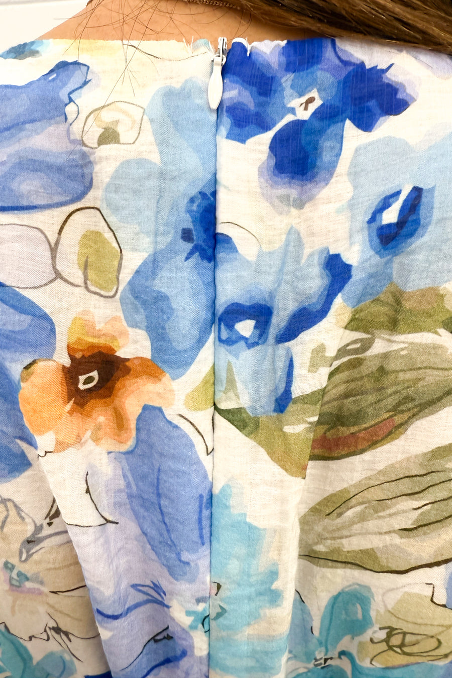 Blue Multi Floral