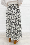 White Black Swirl