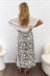White Black Swirl