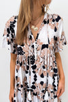 Black Taupe Floral