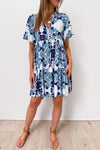 Navy Blue Floral