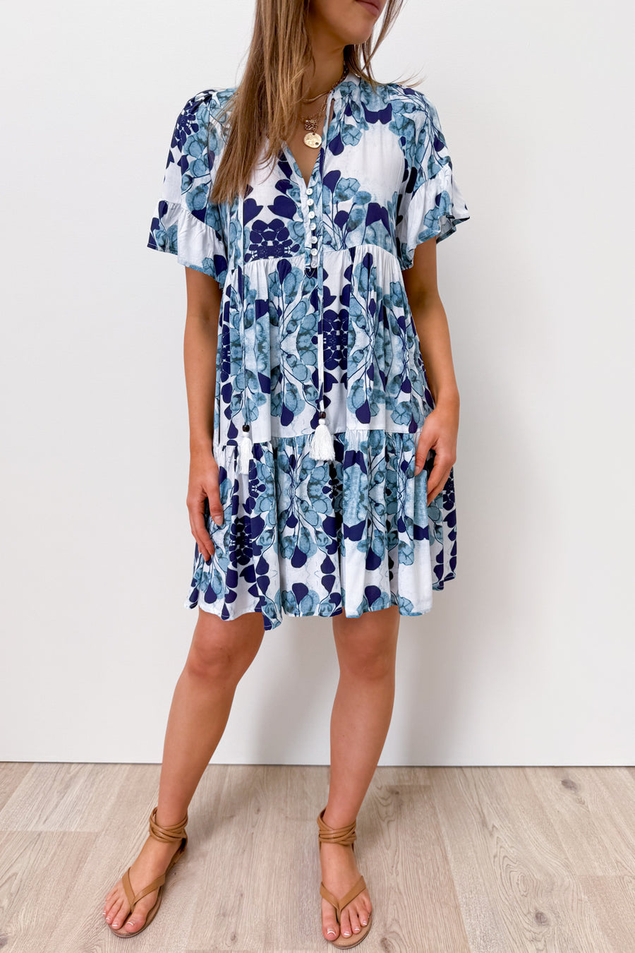 Navy Blue Floral