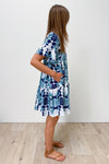 Navy Blue Floral