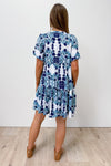 Navy Blue Floral