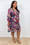 Navy Floral