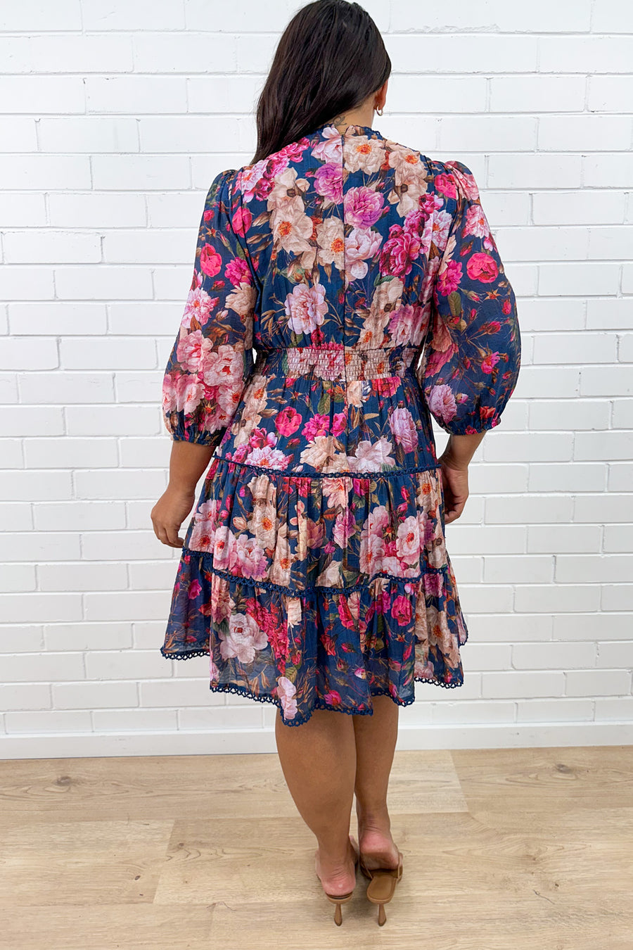 Navy Floral