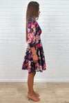 Navy Floral