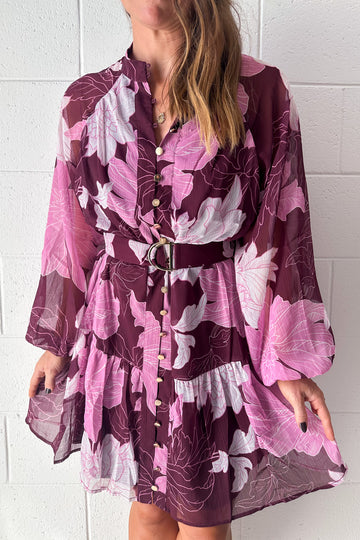 Cranberry Sketch Floral: bri