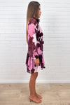 Cranberry Sketch Floral