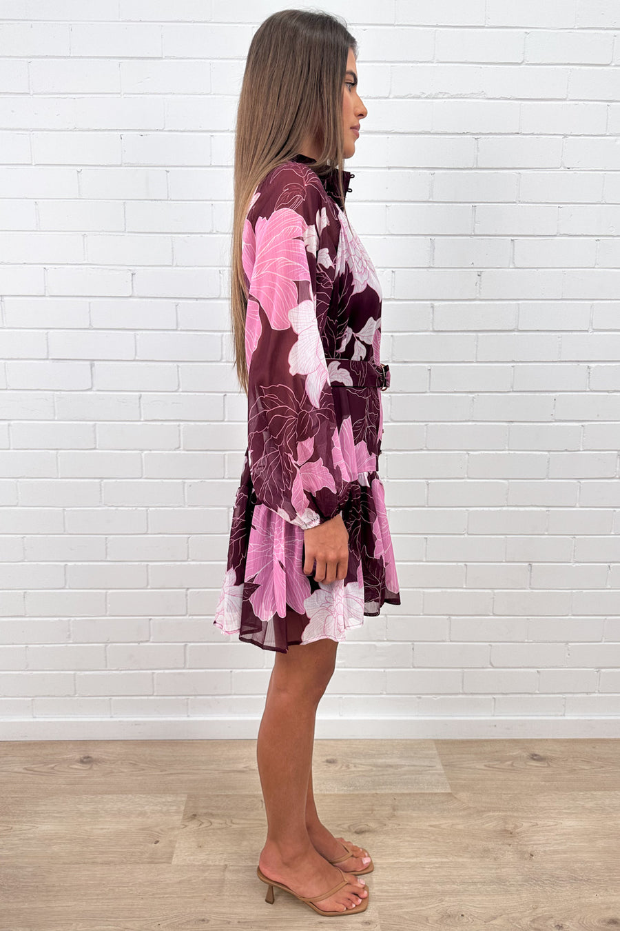 Cranberry Sketch Floral