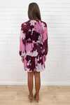 Cranberry Sketch Floral