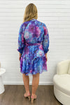 Purple Blue Floral