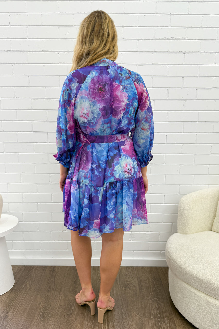 Purple Blue Floral
