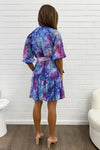 Purple Blue Floral