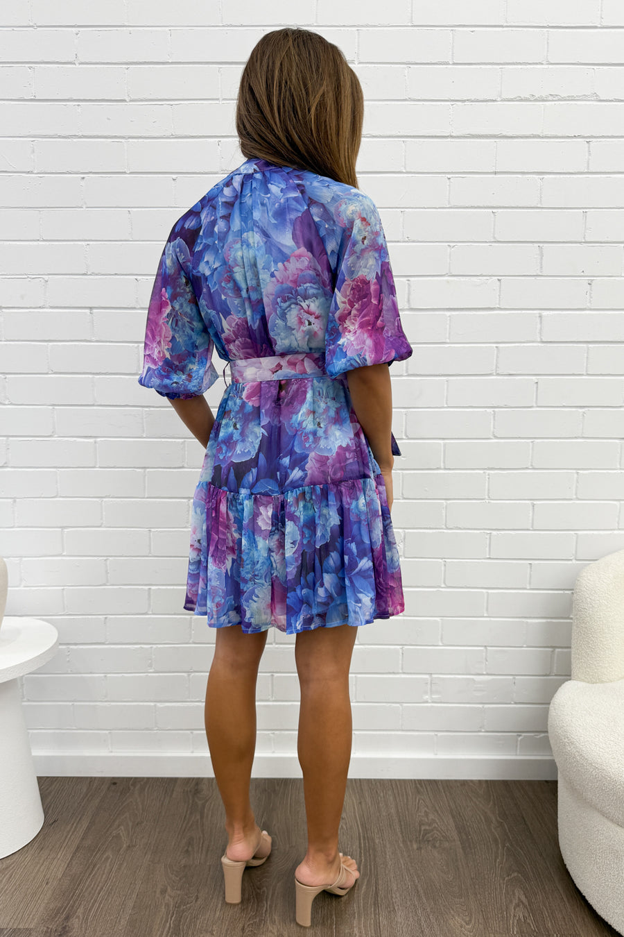 Purple Blue Floral