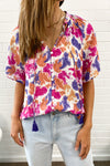 Purple pink multi