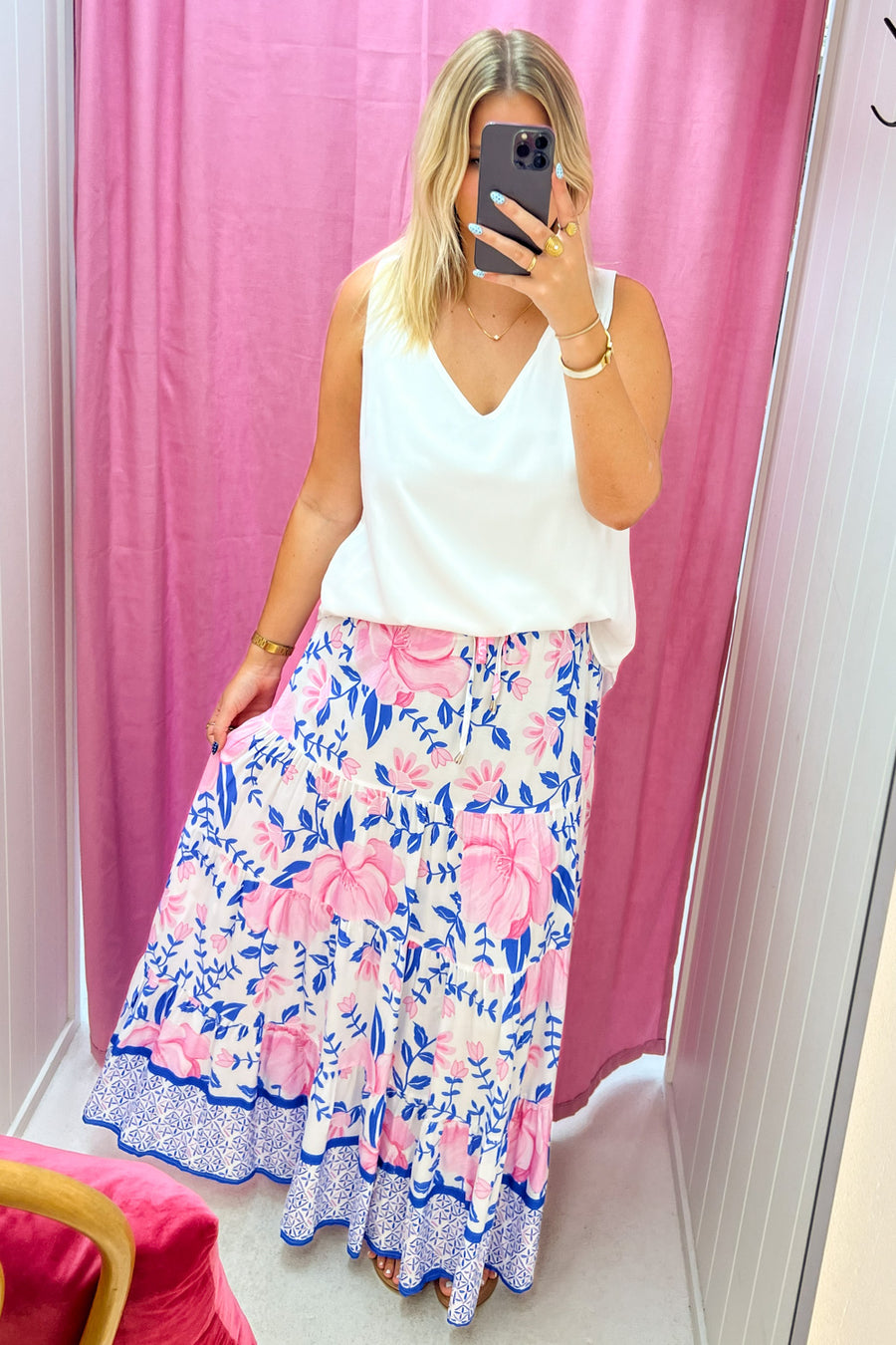 Blossom Blue Print