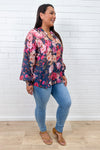 Navy Floral