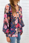 Navy Floral