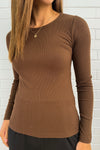Classic Long Sleeve Rib Tee