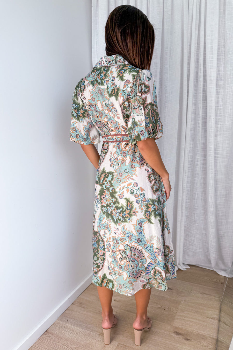 Sage Floral Paisley