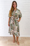 Sage Floral Paisley