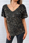 Black Gold Sequin