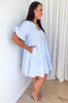 Pale Blue Gingham