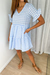 Pale Blue Gingham