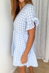 Pale Blue Gingham