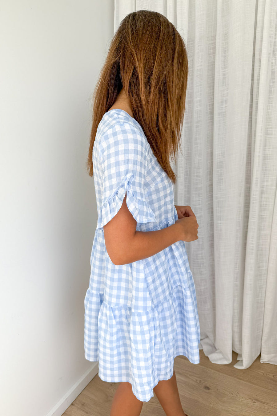 Pale Blue Gingham