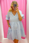Pale Blue Gingham