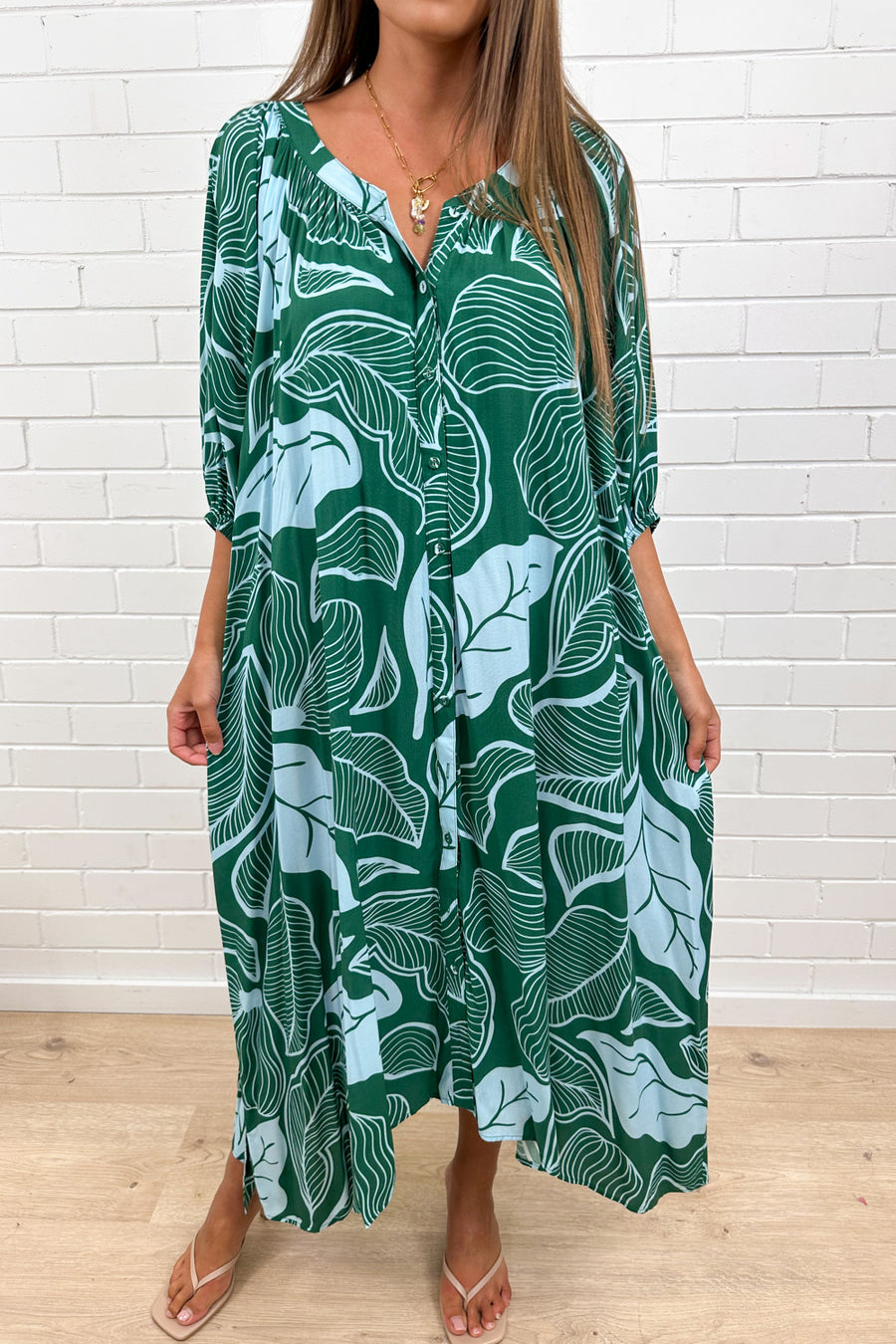 Green Blue Palm