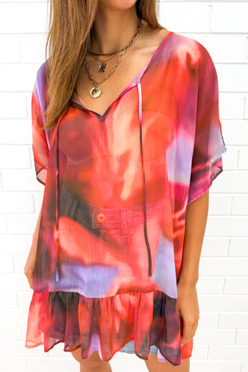 Burnt Orange Watercolour: kym