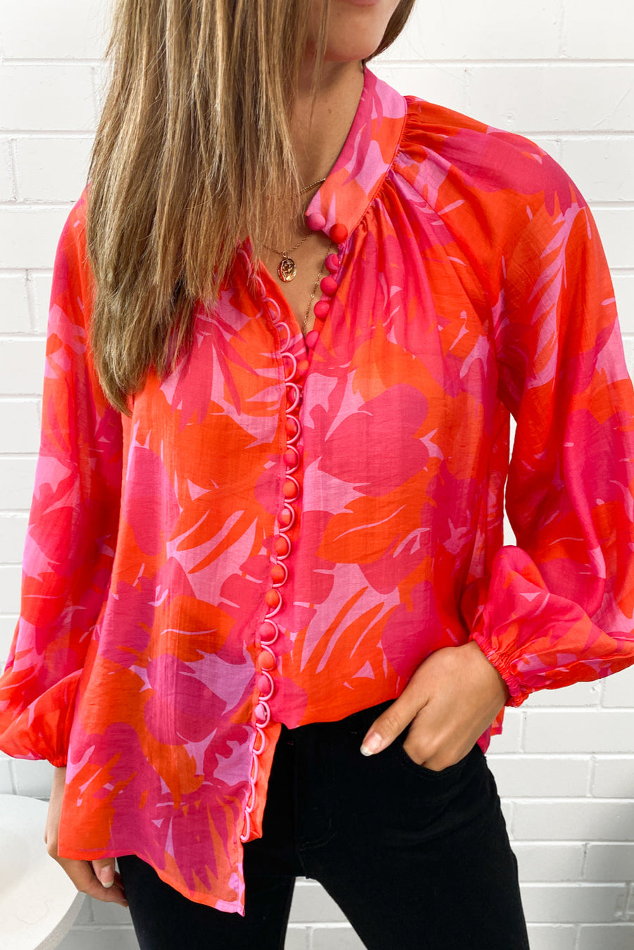 Pink Red Floral