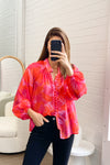 Pink Red Floral