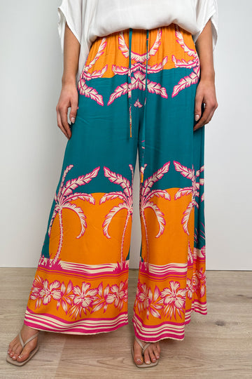 Teal Orange Palm: eve