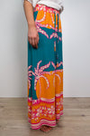 Teal Orange Palm