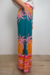 Teal Orange Palm